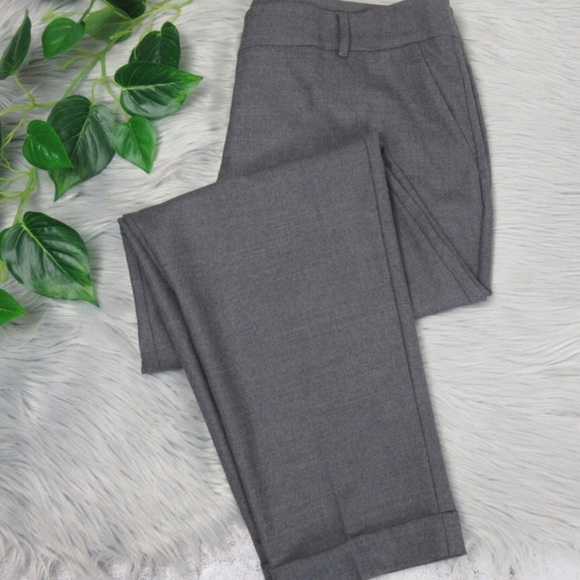 Eileen Fisher Gray Slim Cut Cropped Wool Pants Women’s Plus Size 16 - Picture 2 of 7